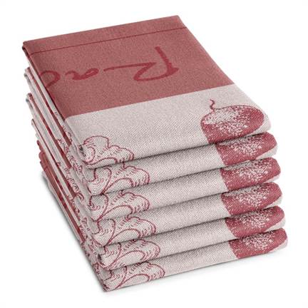 DDDDD Radish Theedoek (set van 6)