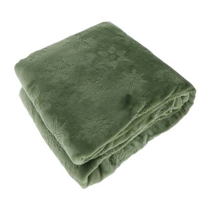 Unique Living Faith fleece plaid