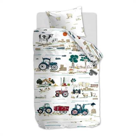 Beddinghouse Kids Boerenleven flanel dekbedovertrek