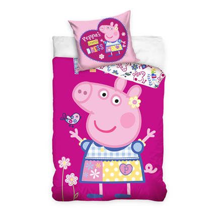 Peppa Pig dekbedovertrek