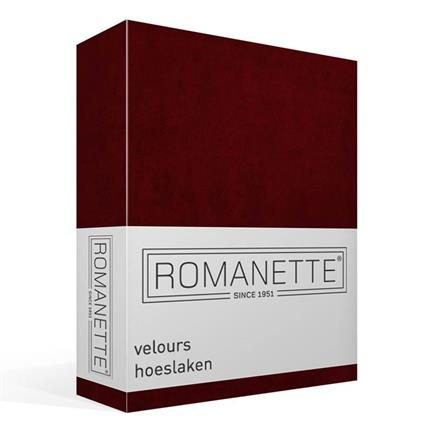 Romanette velours hoeslaken