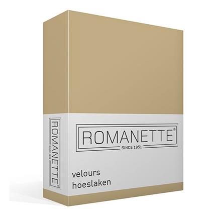 Romanette velours hoeslaken