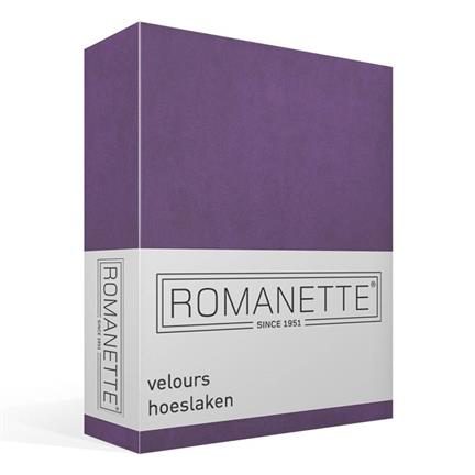 Romanette velours hoeslaken