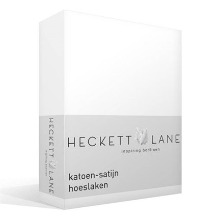 Heckett & Lane katoen-satijn hoeslaken