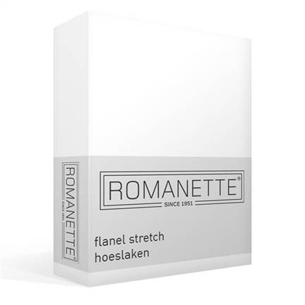 Romanette stretch flanel hoeslaken