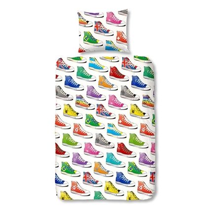 Good Morning Sneakers flanel dekbedovertrek
