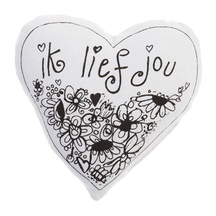 Wilma Veen Heart Full of Flowers sierkussen