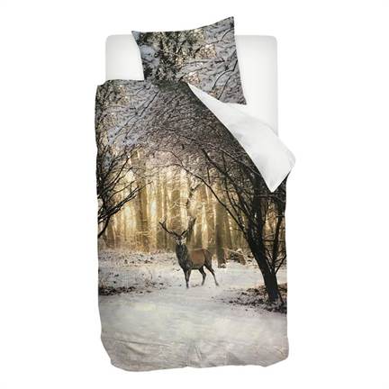 Papillon Rudolf flanel dekbedovertrek
