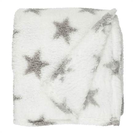 Unique Living Stars fleece plaid