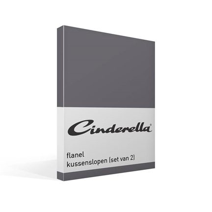 Cinderella flanel kussenslopen (set van 2)