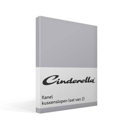 Cinderella flanel kussenslopen (set van 2)