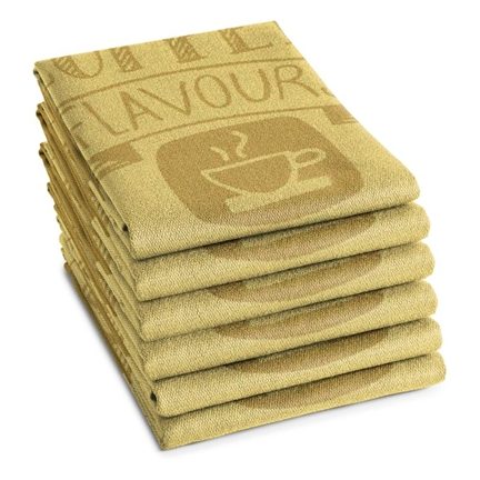 DDDDD Flavours theedoek (set van 6)