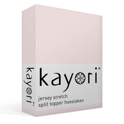 Kayori Shizu jersey stretch split-topper hoeslaken
