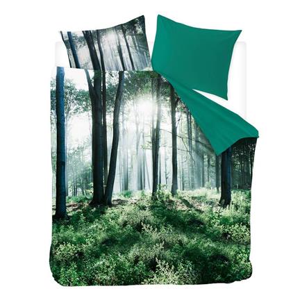 Snoozing Forest flanel dekbedovertrek