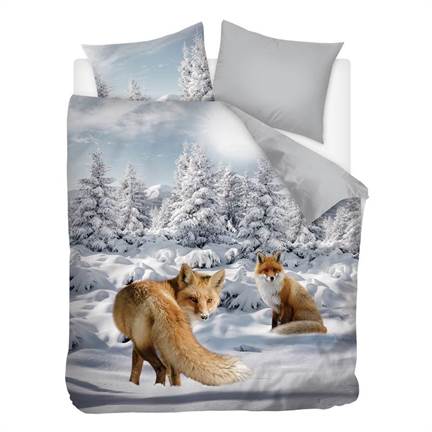 Snoozing Redfox dekbedovertrek