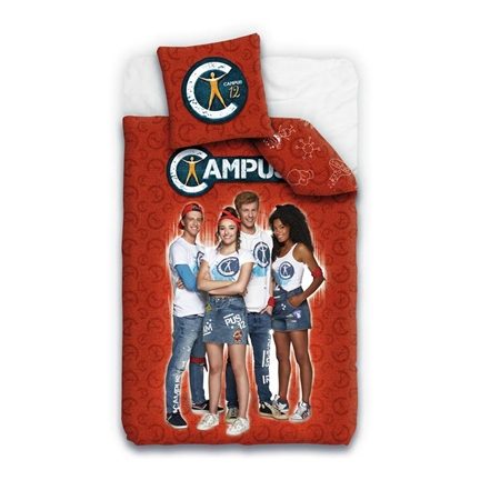 Campus 12 flanel dekbedovertrek