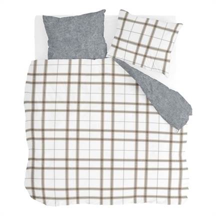 Walra Cozy Carré flanel dekbedovertrek