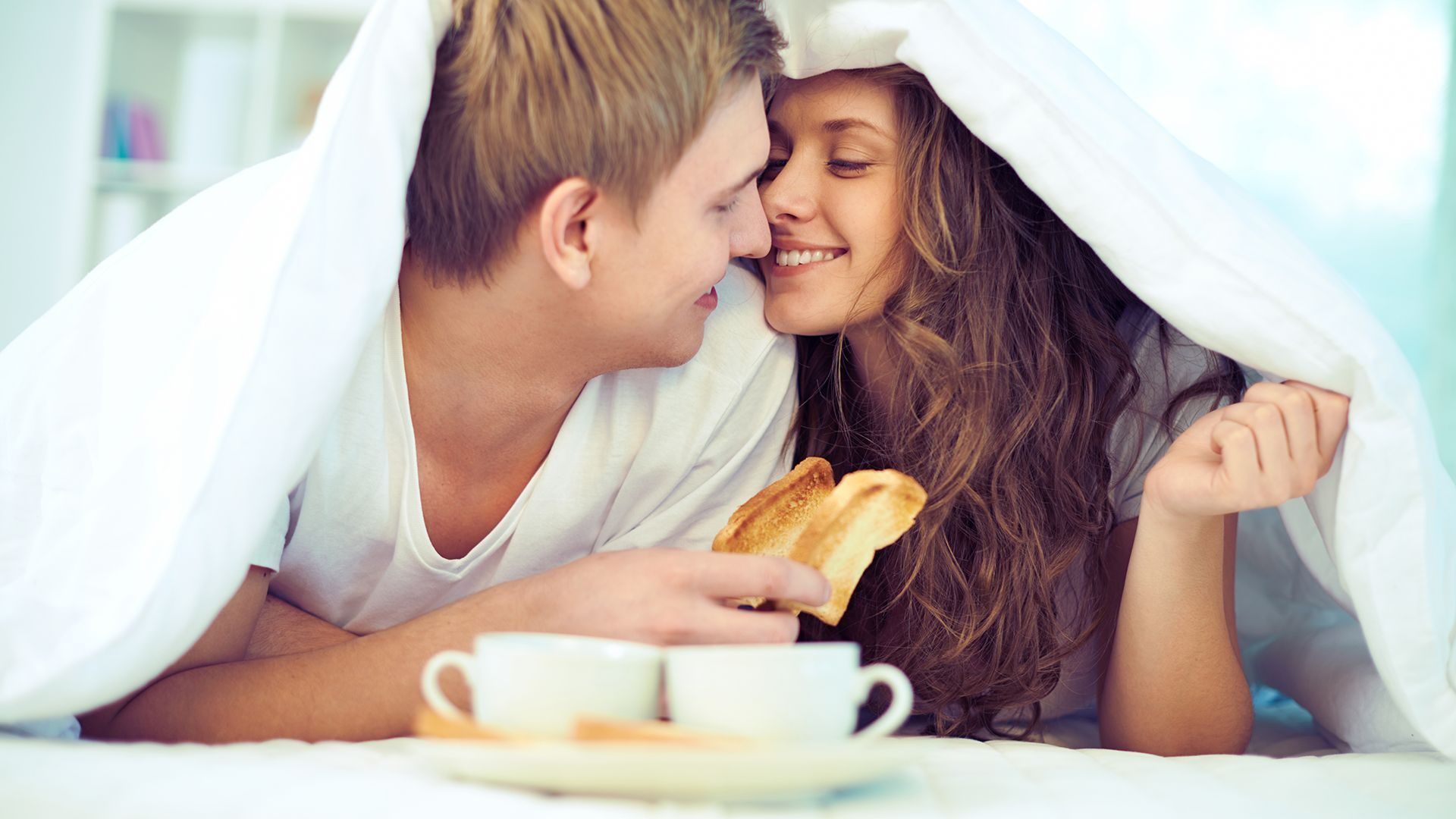 Valentijn ontbijt op bed