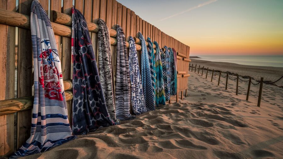 Zon, zee, strandlaken!