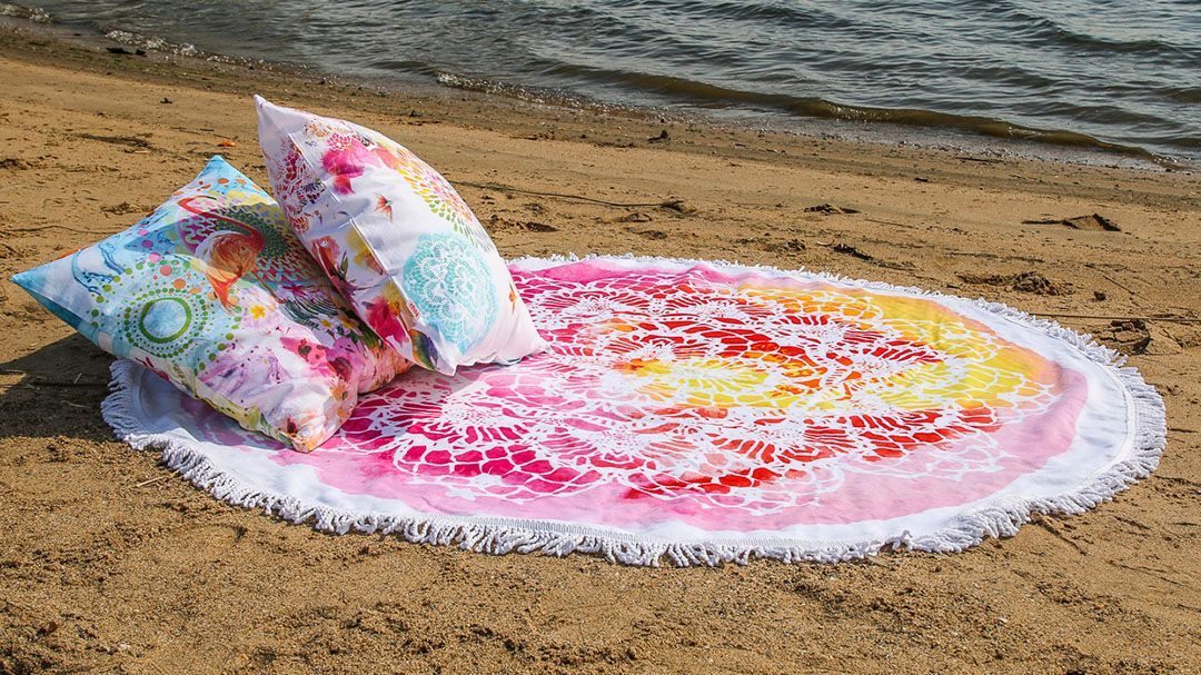 HIP Germaine rond strandlaken roundie