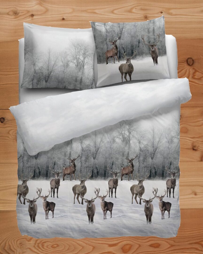 Snoozing Stockholm flanel dekbedovertrek