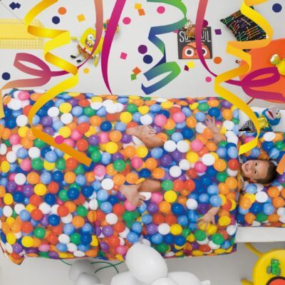 Carnavalssferen voor in de slaapkamer