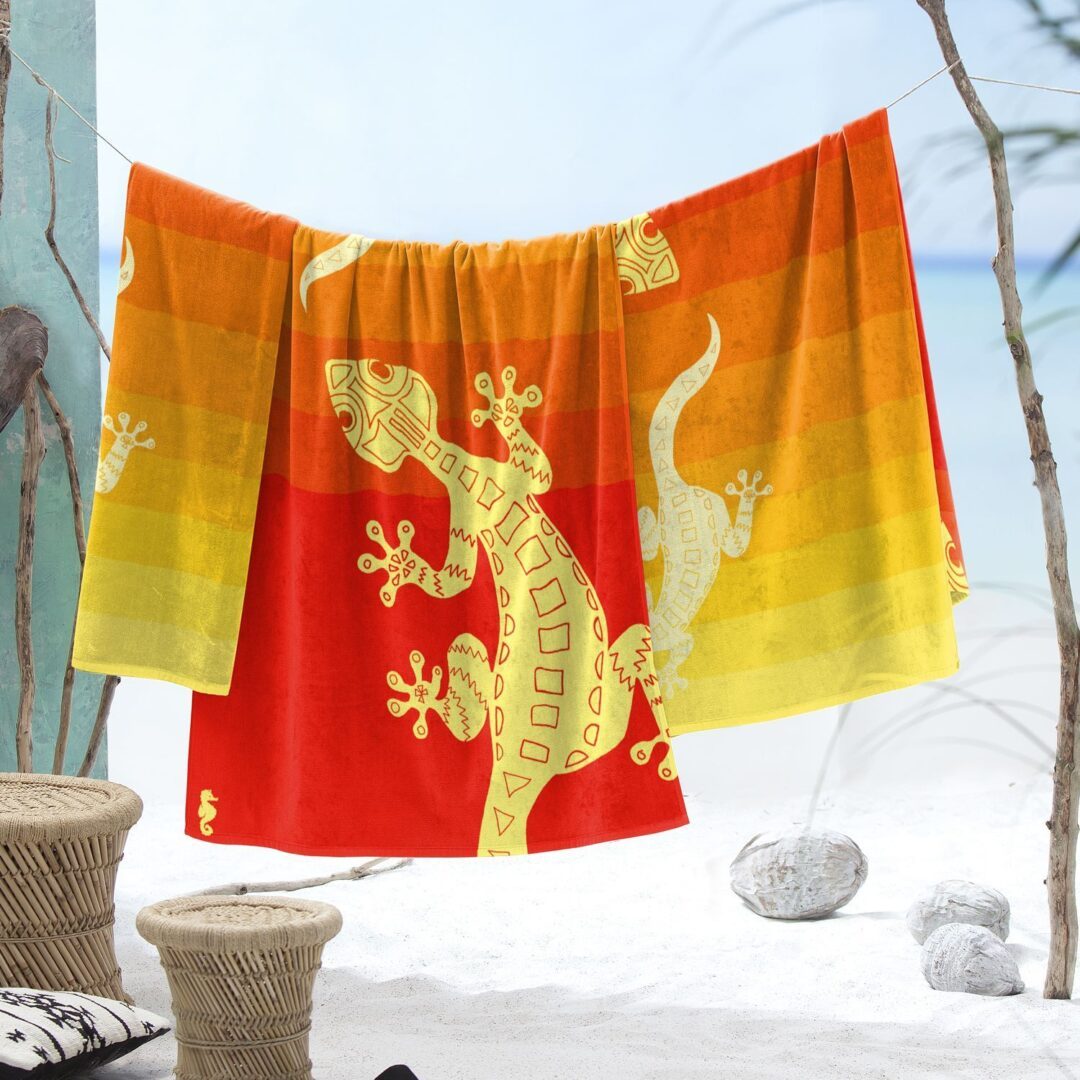 Seahorse Gekko strandlaken