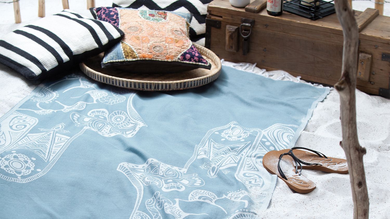 Seahorse Hamsa hammamdoek