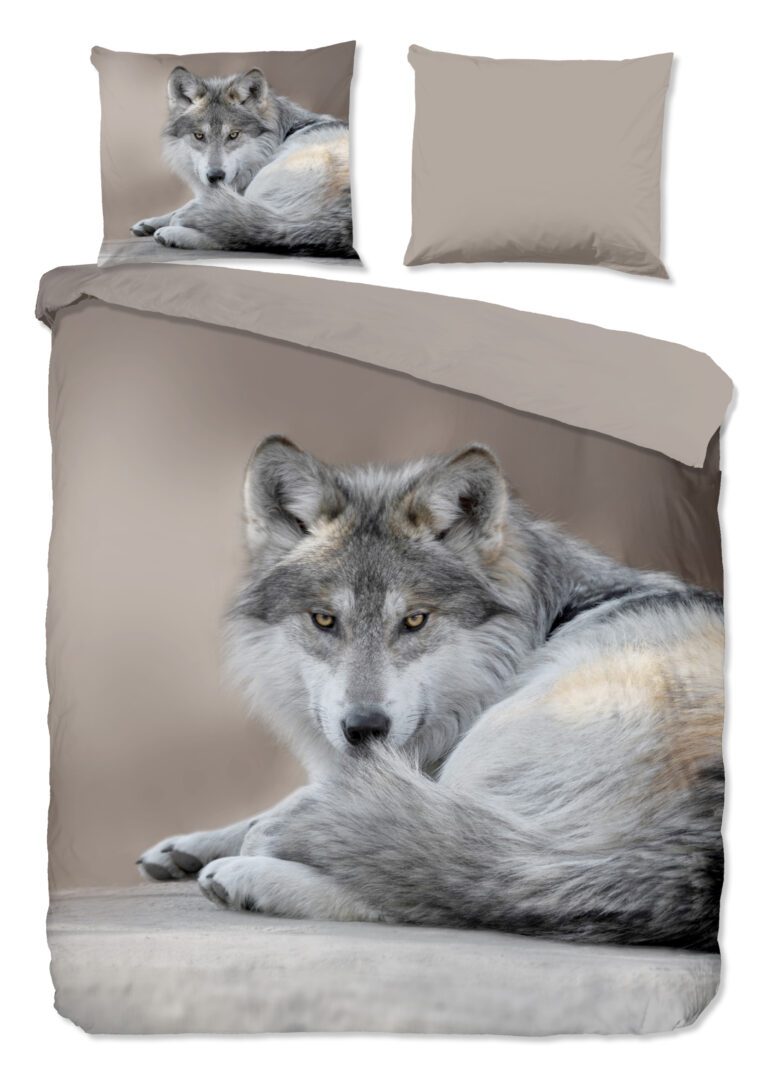 Het Pure Wolf dekbedovertrek