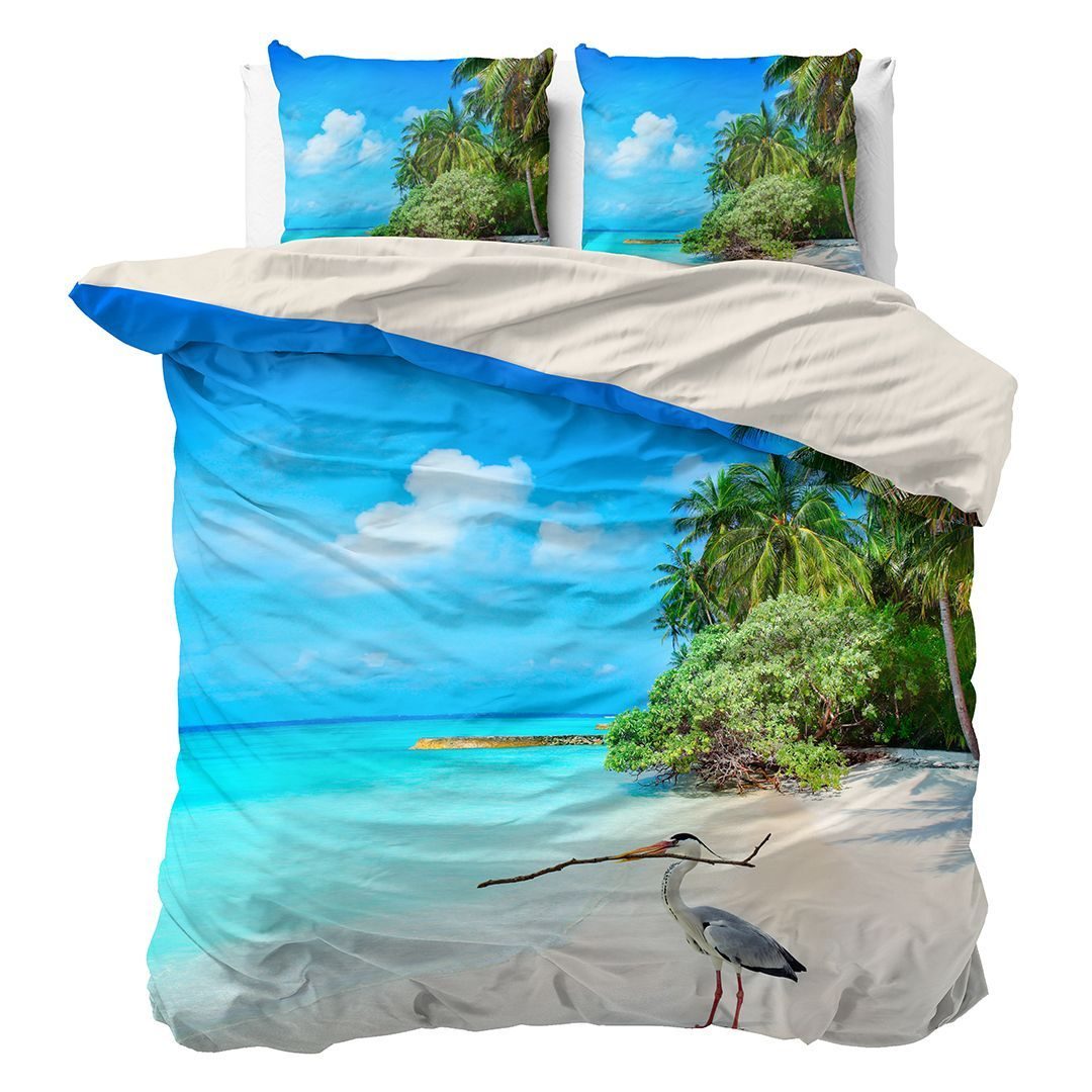 Sleeptime Beach Heron dekbedovertrek