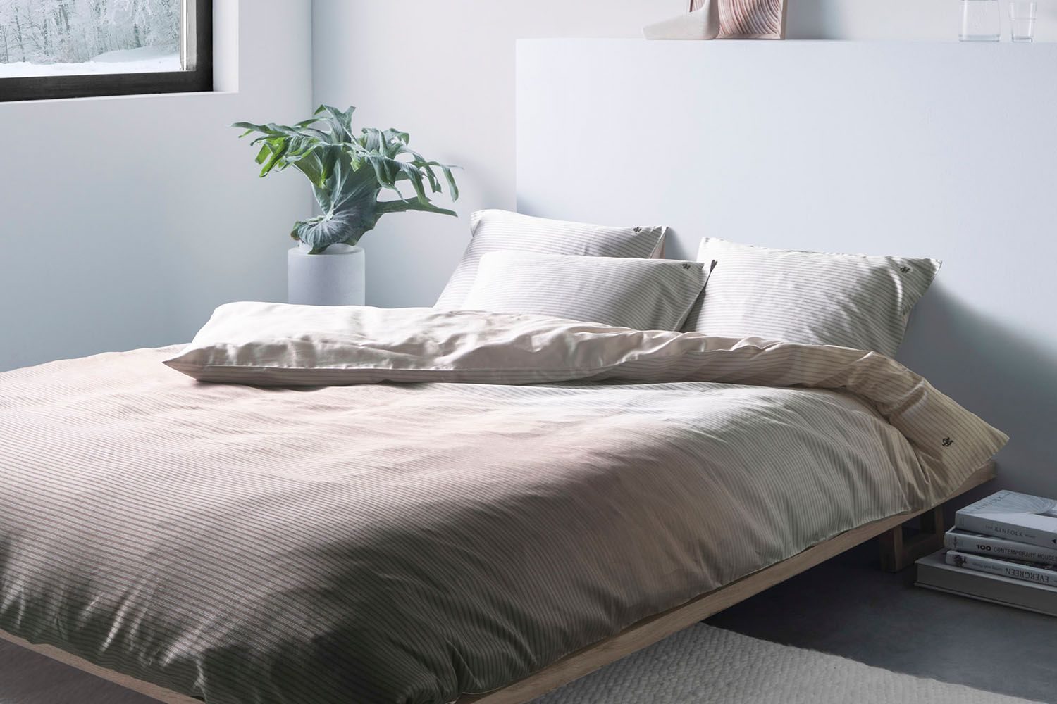 Marc O'Polo Lalani earth brown dekbedovertrek