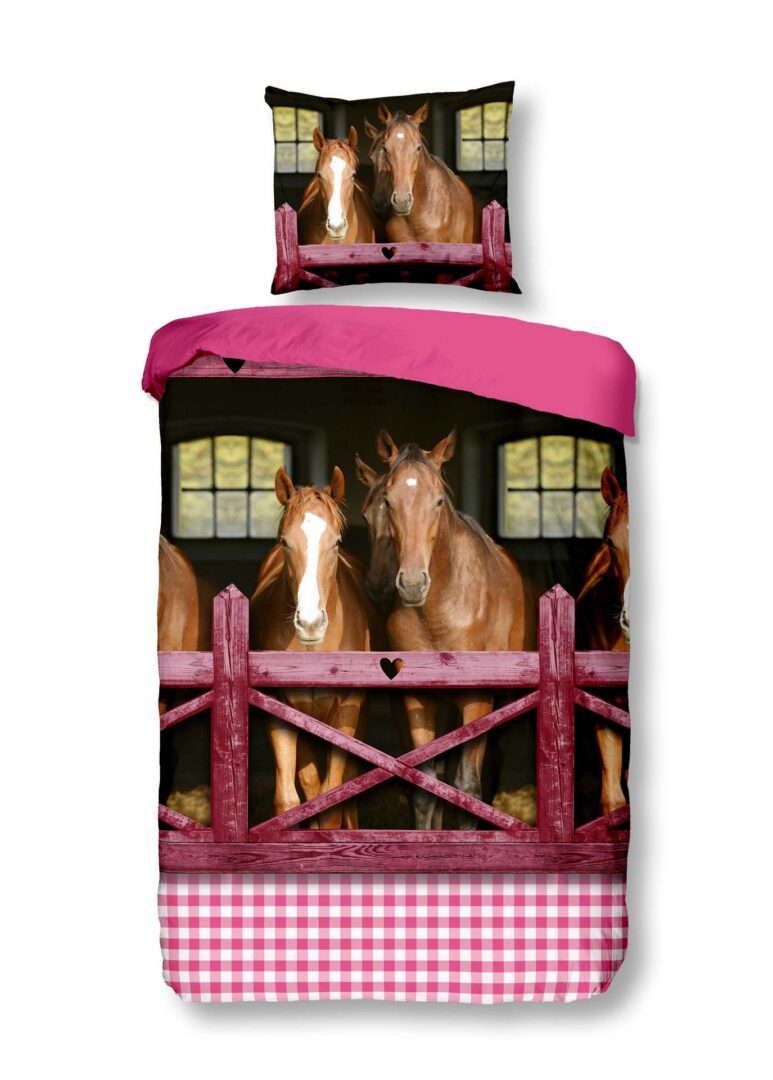 Snoozing Horses dekbedovertrek