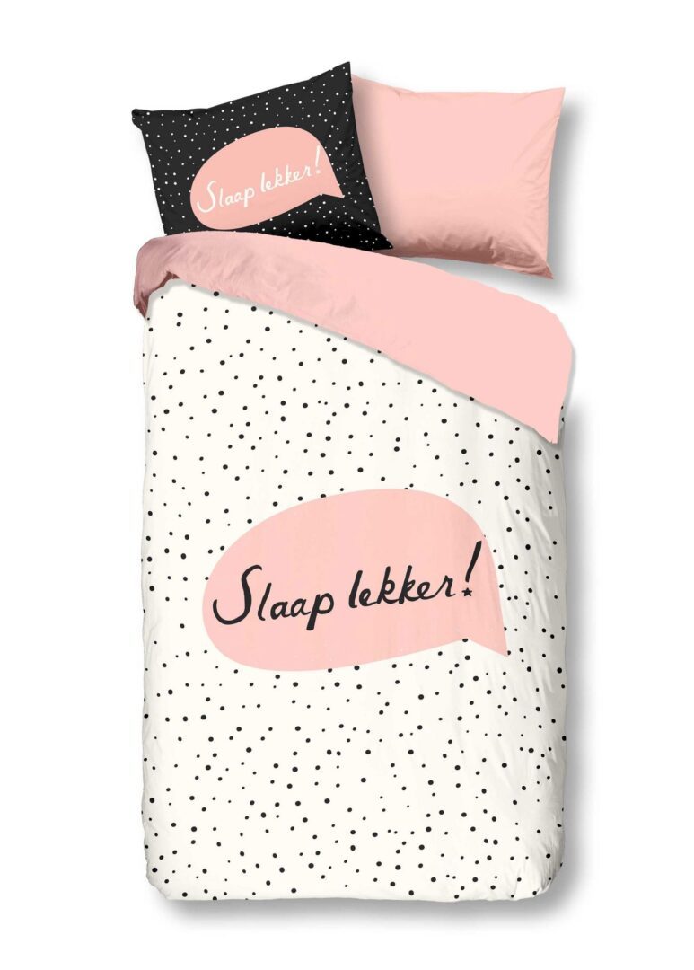 Snoozing Slaap Lekker flanel dekbedovertrek