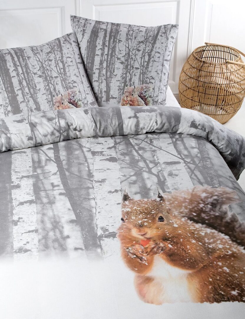 Papillon Milou dekbedovertrek