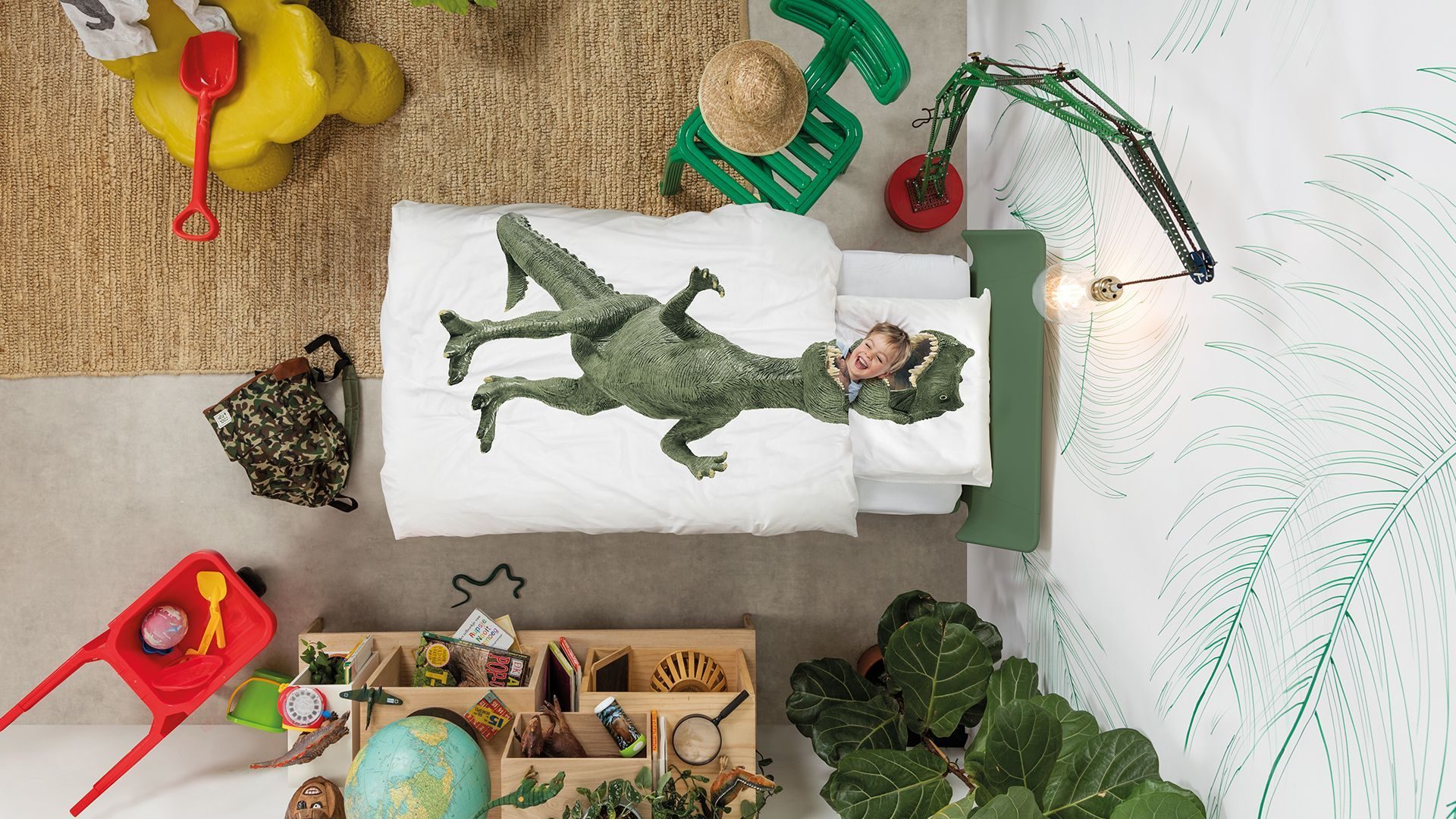 SNURK Dinosaurus Rex dekbedovertrek