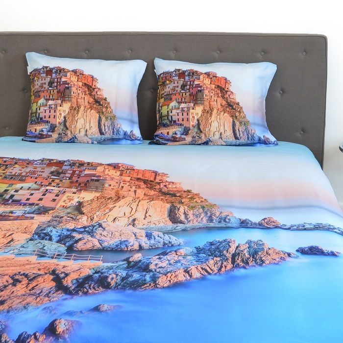 Snoozing Cinque Terre dekbedovertrek - Dromen over de ultieme roadtrip