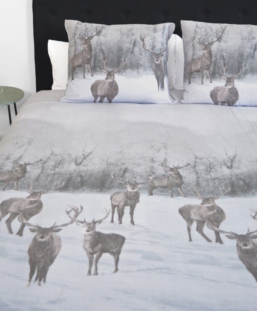 Snoozing Stockholm flanellen dekbedovertrek
