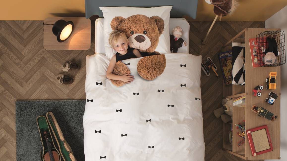 SNURK Teddy dekbedovertrek