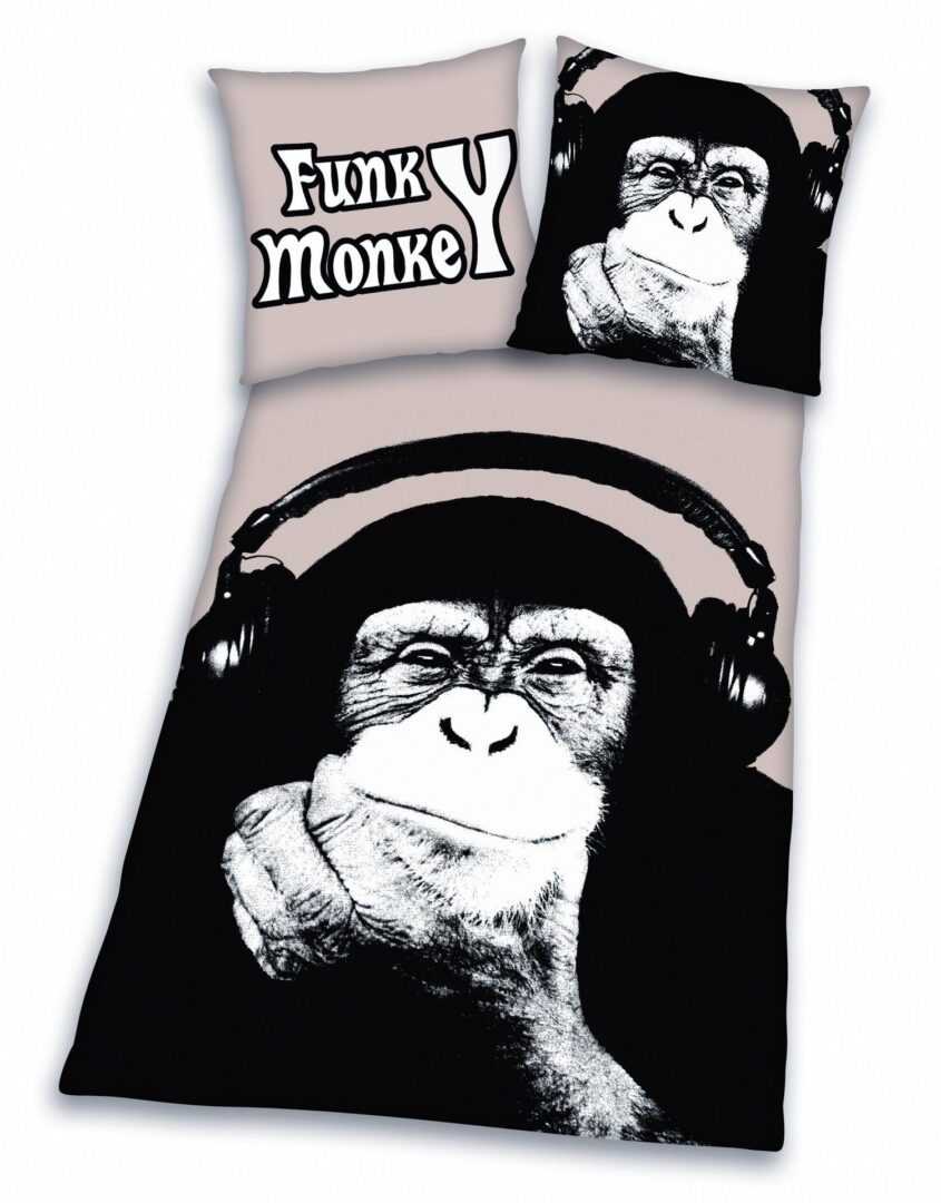 Funky Monkey dekbedovertrek