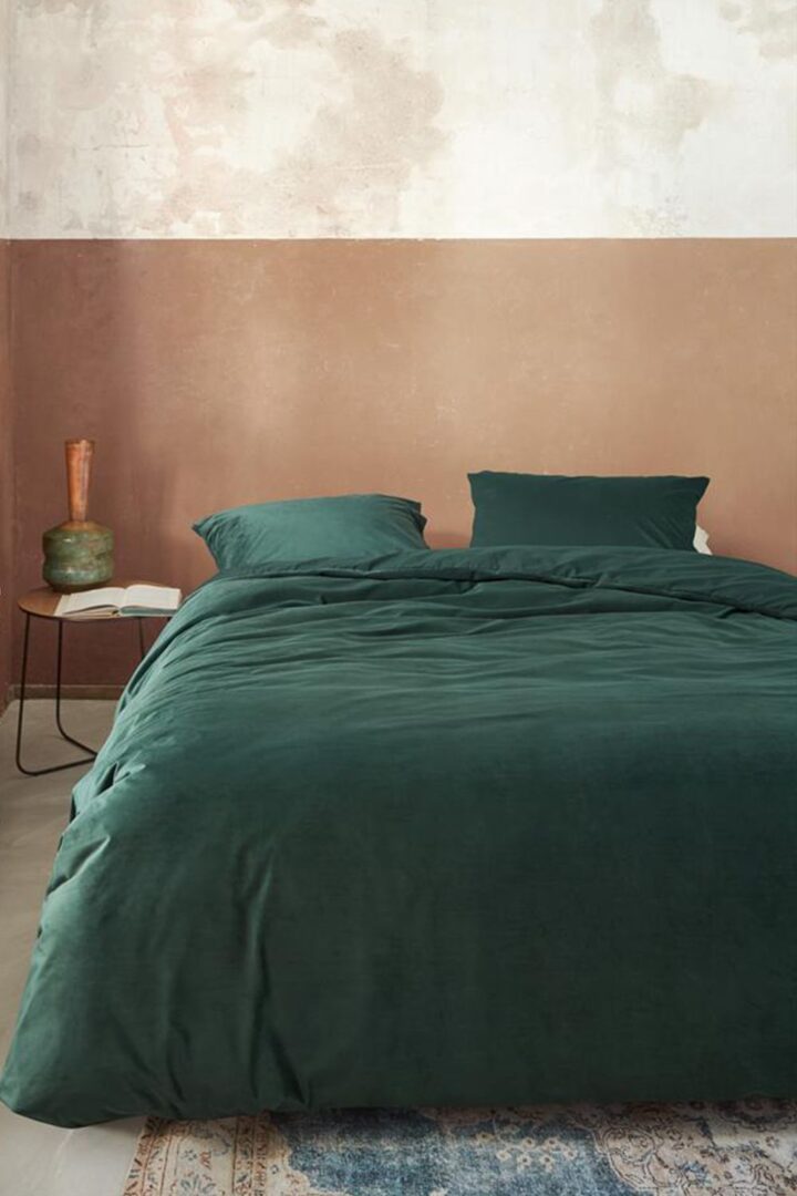 At Home Tender dekbedovertrek green