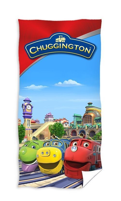 Chuggington strandlaken - trein