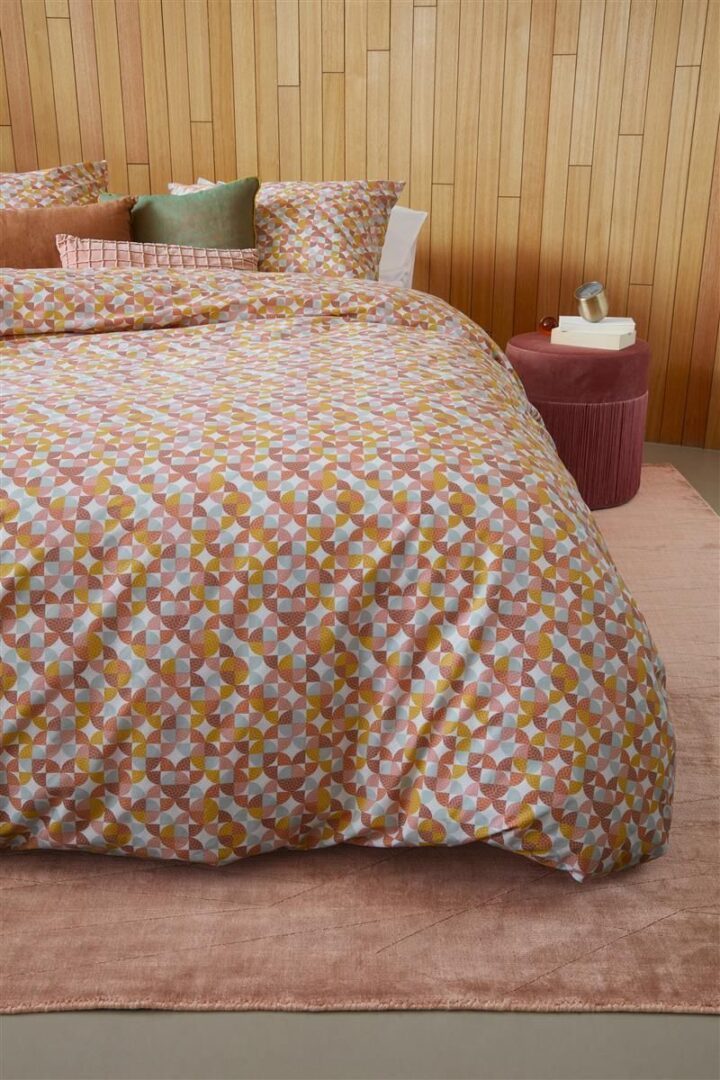 Beddinghouse Retro Grid dekbedovertrek