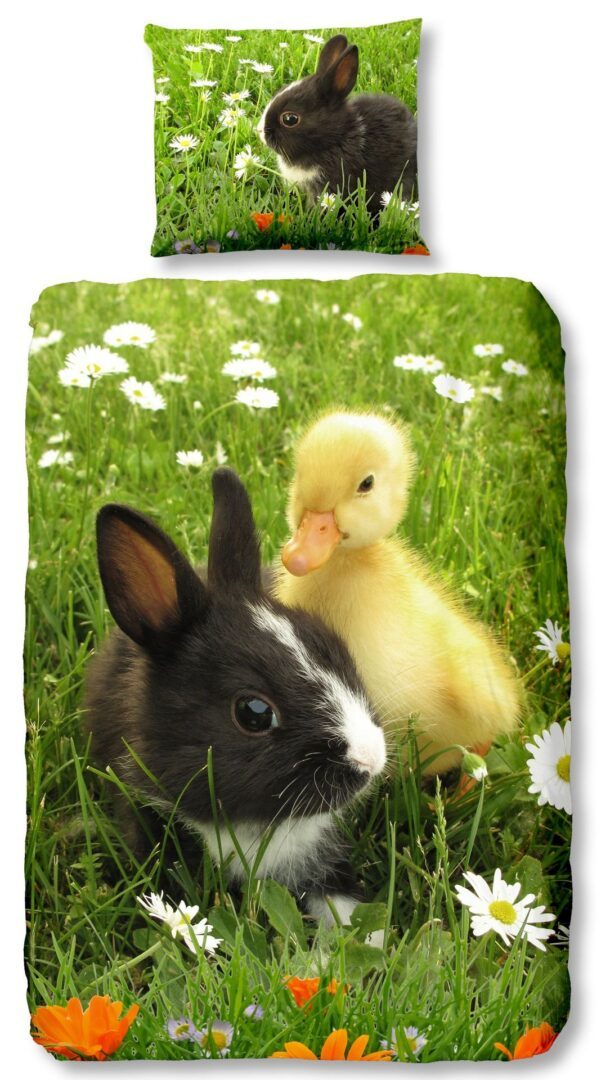 Good Morning Spring dekbedovertrek - be happy