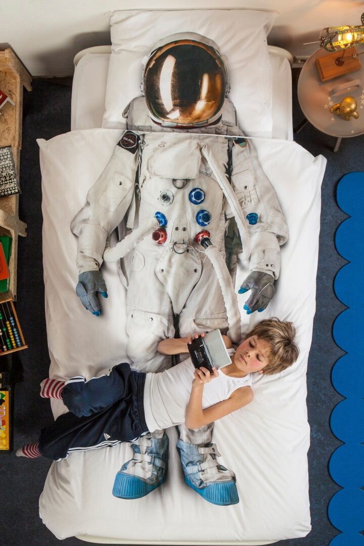 SNURK Astronaut dekbedovertrek