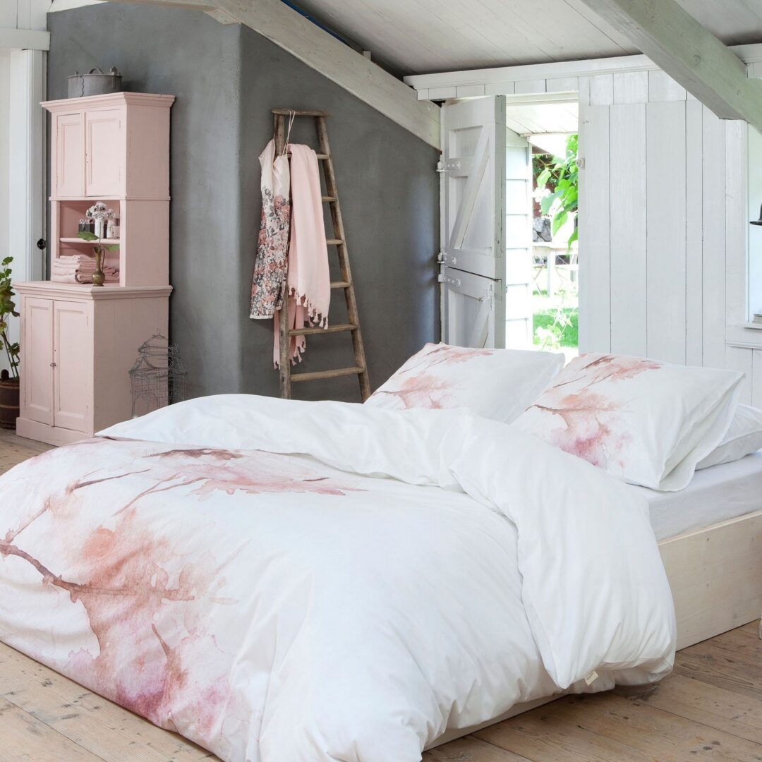 Walra Pink Blossom dekbedovertrek