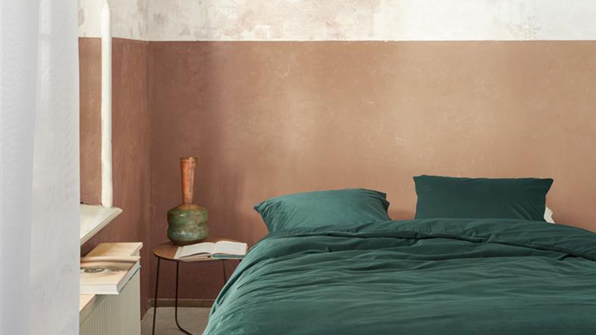 At Home Tender dekbedovertrek green