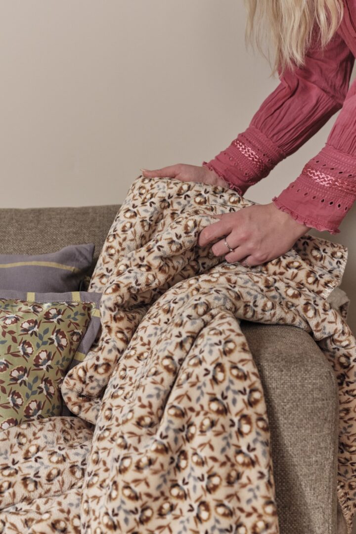 Kaat Amsterdam Felien fleece plaid