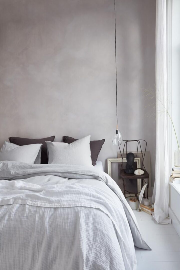 VTwonen Natural Stone dekbedovertrek light grey