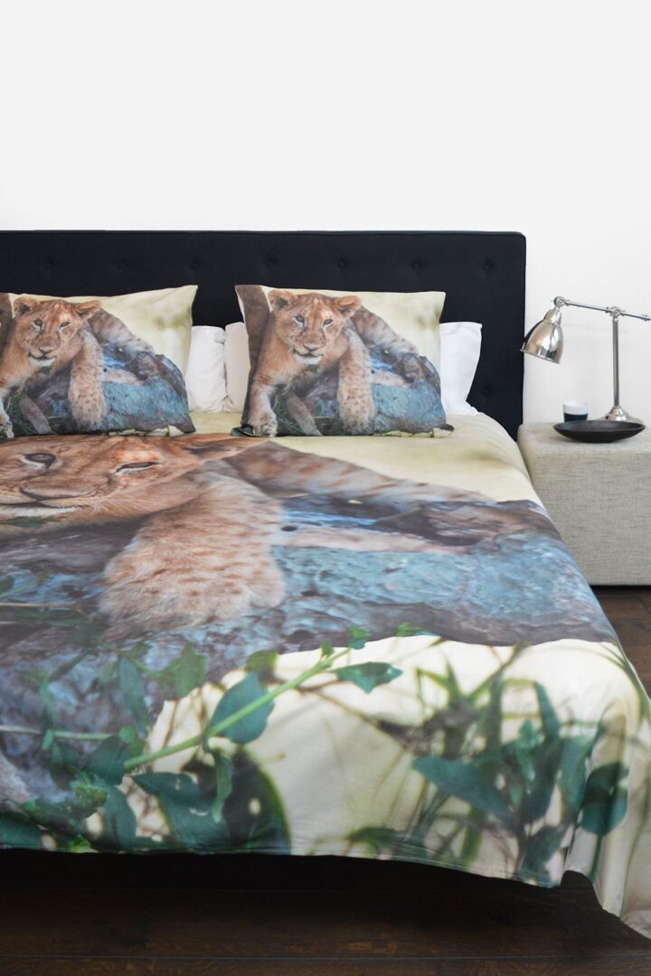 Snoozing Welp dekbedovertrek