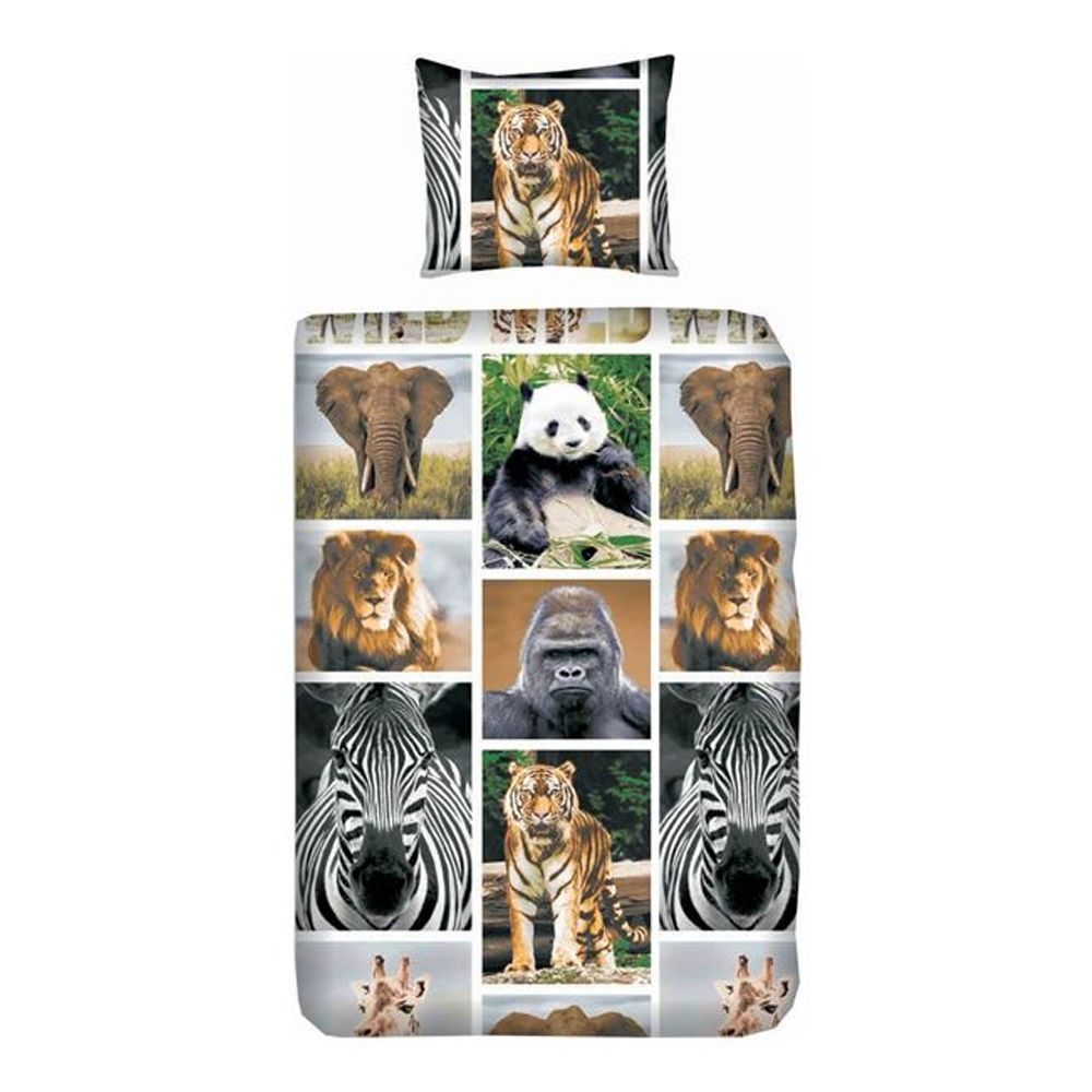 Snoozing Wildlife dekbedovertrek